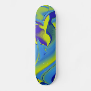 Abstrakt regenbogen skateboard