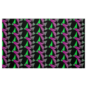 Abstraktes buntes Stoffmuster Pink Grün Neon schwa Fabric
