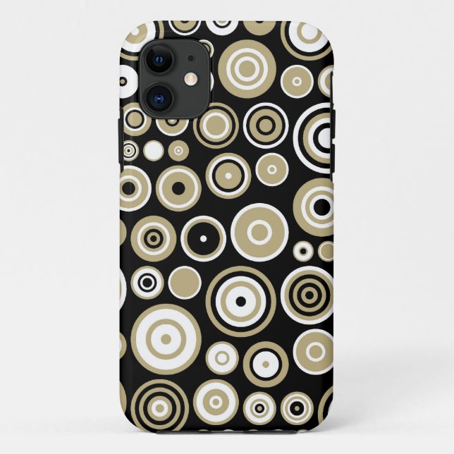 Abstraktes Retro Muster-nahtlose Kunst Case-Mate iPhone Case (Back)