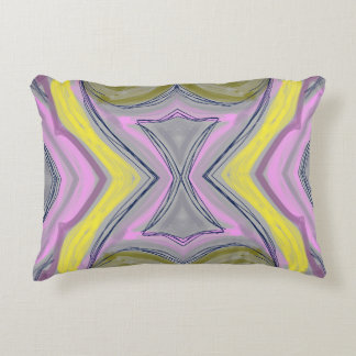 Abstrato Amarelo Decorative Cushion