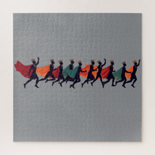 Absurd Lords-A-Leaping Cumulative Christmas-Carol Jigsaw Puzzle