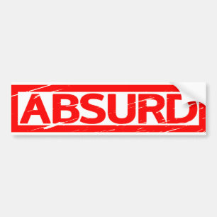 Absurd Stamp Bumper Sticker