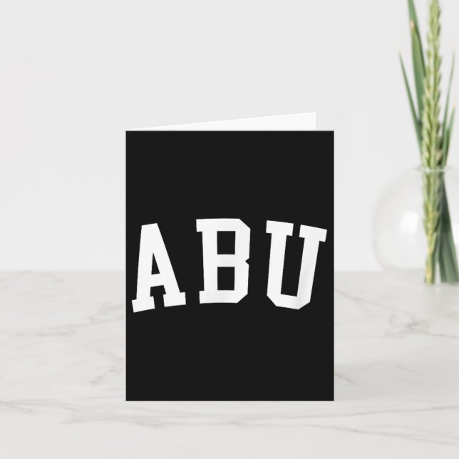 Abu _1  card (Front)