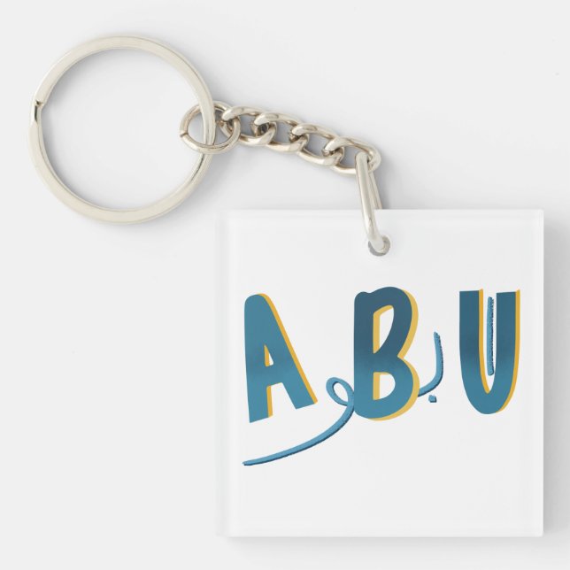 Abu Arabic Key Ring (Front)