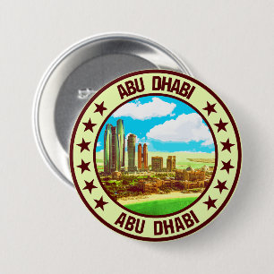 Abu Dhabi                                          7.5 Cm Round Badge