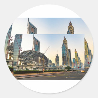 Abu Dhabi City Tour  Classic Round Sticker