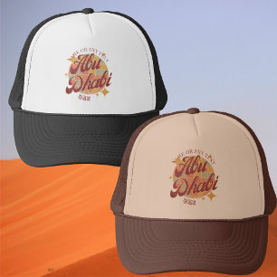 Abu Dhabi City UAE clothing clothes Trucker Hat