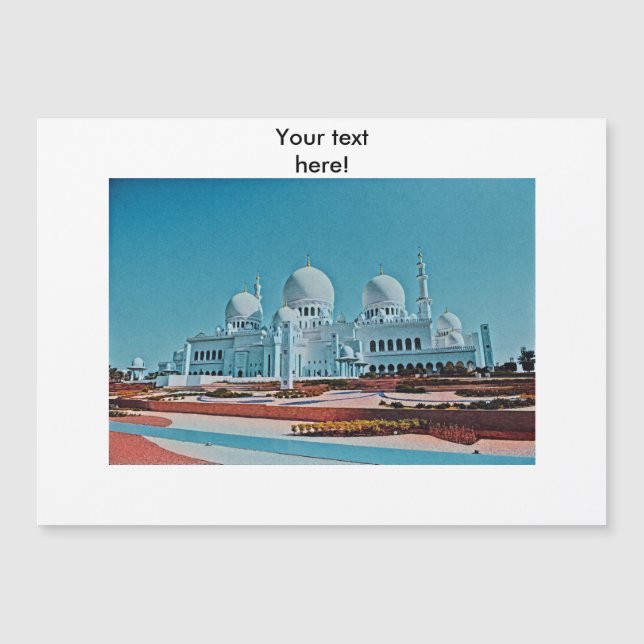 Abu Dhabi Mosque painting (Front)