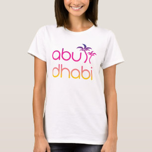 Abu Dhabi Palms in Sunset Colours T-Shirt