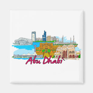 Abu Dhabi - Saudi Arabia Magnet