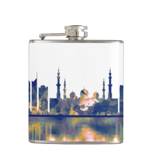 Abu Dhabi Skyline Hip Flask