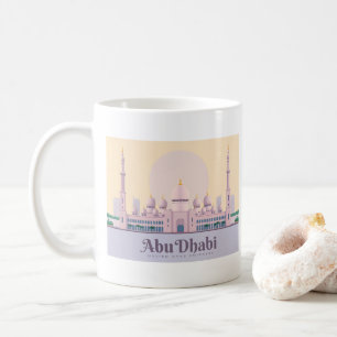 Abu Dhabi UAE Pastel Travel Coffee Mug