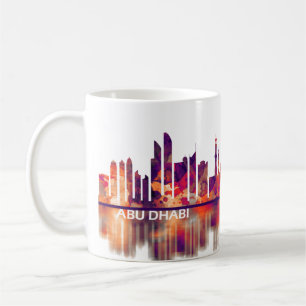 Abu Dhabi UAE Skyline Coffee Mug
