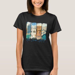 Abu Dhabi UAE Travelling Trip Brushstroke Souvenir T-Shirt