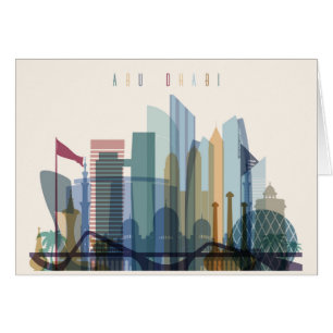 Abu Dhabi, United Arab Emirates   City Skyline