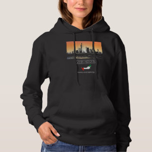 abu dhabi united arab emirates Skyline Vacation So Hoodie