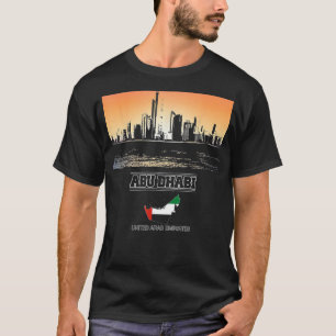 abu dhabi united arab emirates Skyline Vacation So T-Shirt
