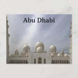 Abu Dhabi Vintage Travel Tourism Ad Postcard