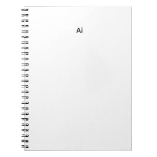 Abu Silk AI Logo Cybernetic Spiral Notebook
