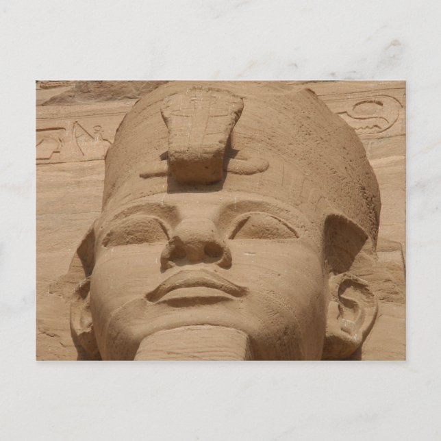 abu simbel face postcard (Front)