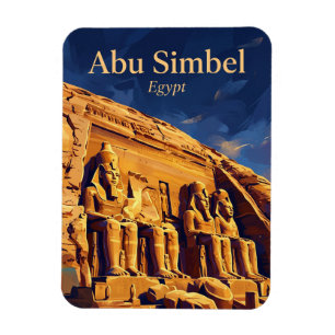 Abu Simbel Temples Egypt Magnet