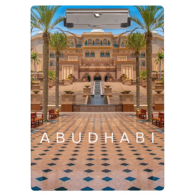 Abudhabi - Palace Clipboard (Front)