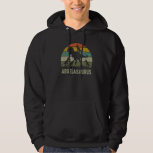 Abuela Dinosaur Rex Abuelasaurus 4 Kids Family Mat Hoodie