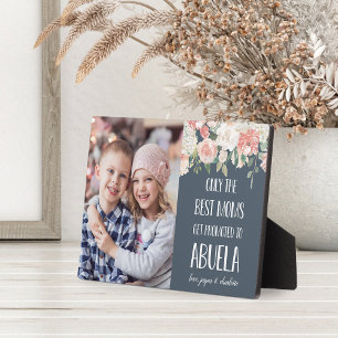 Abuela Grandmother Mother's Day Photo Plaque