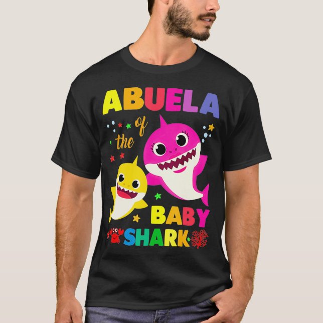 Abuela Of The Baby Shark Birthday Abuela Shark  T-Shirt (Front)