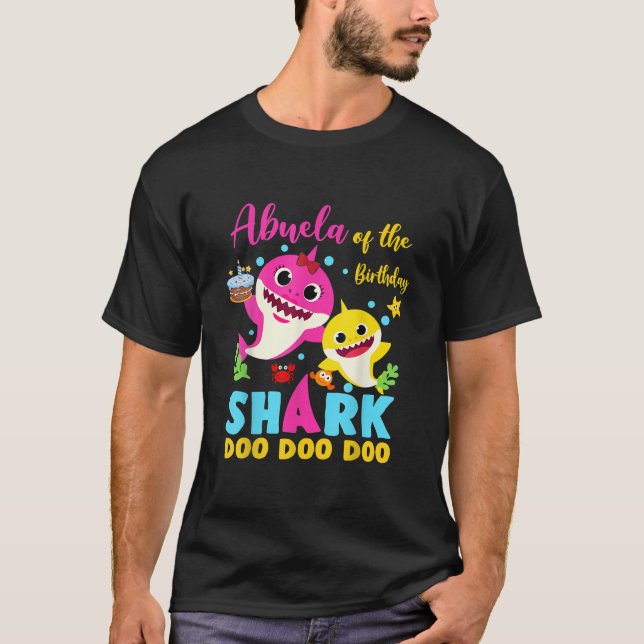 Abuela Of The Baby Shark Birthday Abuela Shark TSh T-Shirt (Front)
