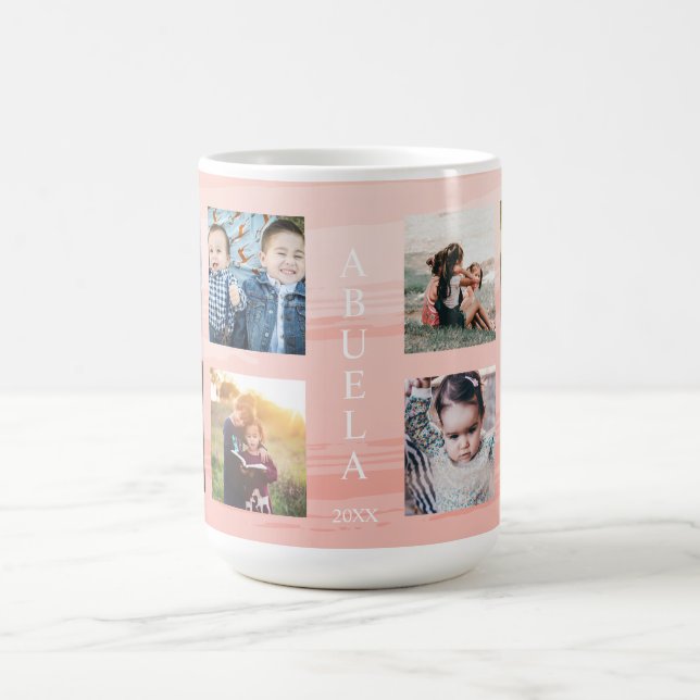 Abuela Pink Ombre Coffee Mug (Center)