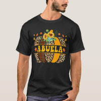 Abuela Pumpkin Leopard Sunflower Autumn Thanksgivi