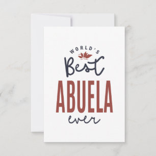 Abuela RSVP Card