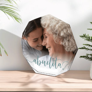 Abuelita Grandma Script Overlay Photo Block