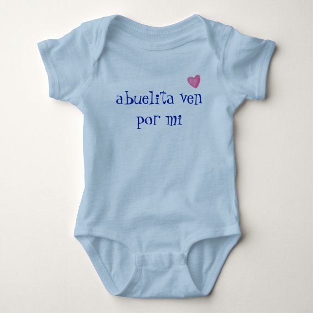 Abuelita Ven Por Mi Baby Romper Jumper Bodysuit (Front)