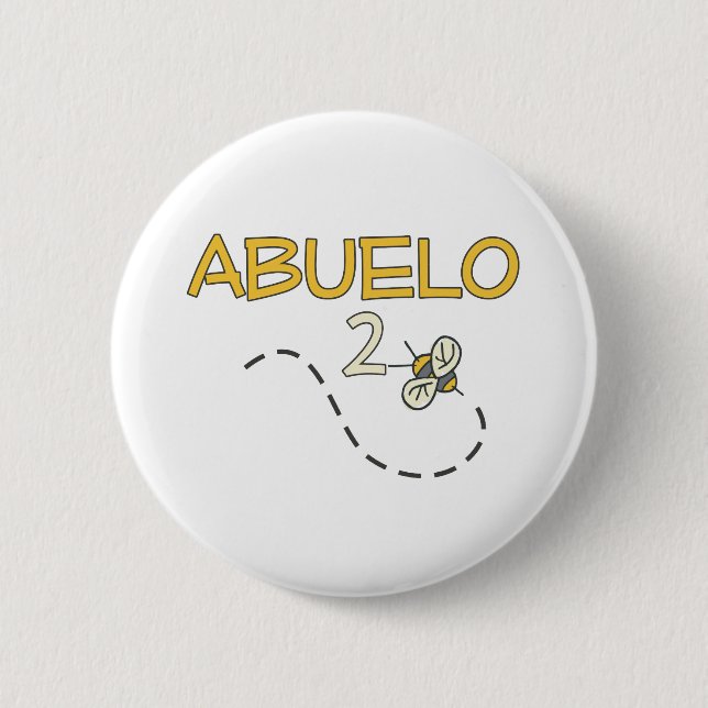 Abuelo 2 Bee 6 Cm Round Badge (Front)