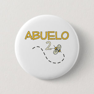 Abuelo 2 Bee 6 Cm Round Badge