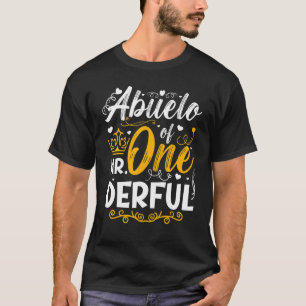 Abuelo Of Mr One Derful Party Matching Family 1st  T-Shirt