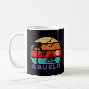Abuelo Retro Sunset Ocean Grandfather Coffee Mug