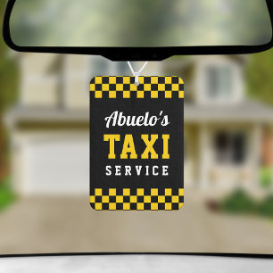 Abuelo's Taxi Service Cute Grandpa Gift Car Air Freshener