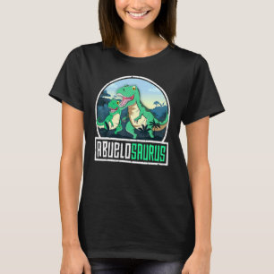 Abuelosaurus Rex Dinosaur Abuelo Saurus Family Mat T-Shirt