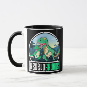 Abuelosaurus T Rex Dinosaur Saurus Latino Grandpa Mug