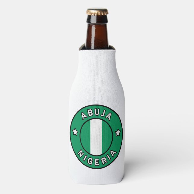 Abuja Nigeria Bottle Cooler (Bottle Front)