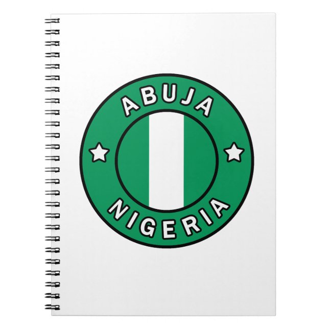 Abuja Nigeria Notebook (Front)