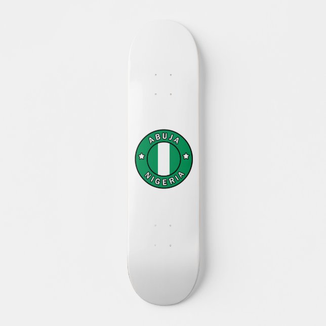 Abuja Nigeria Skateboard (Front)