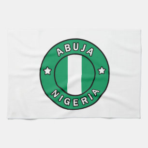 Abuja Nigeria Tea Towel