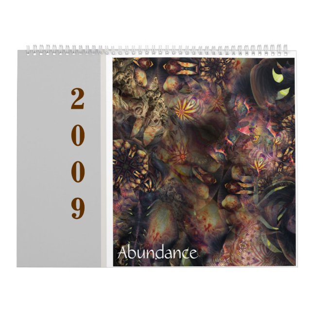 Abundance 2009 flora calendar (Cover)