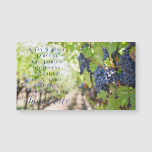 Abundance Inspirational Harvest Photography Magnet