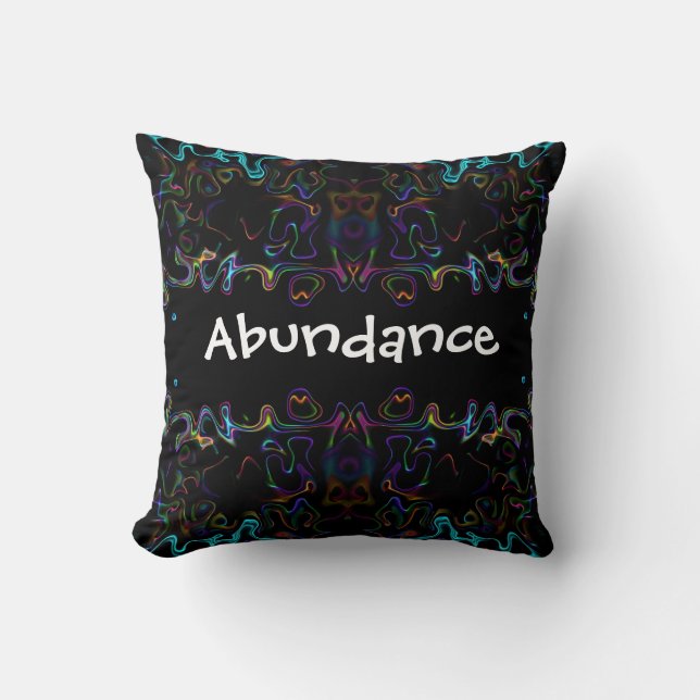 Abundance: Modern Art Cushion (Front)