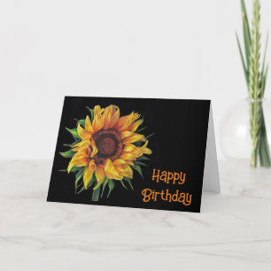 **ABUNDANCE OF SUNFLOWERS** BIRTHDAY CARD
